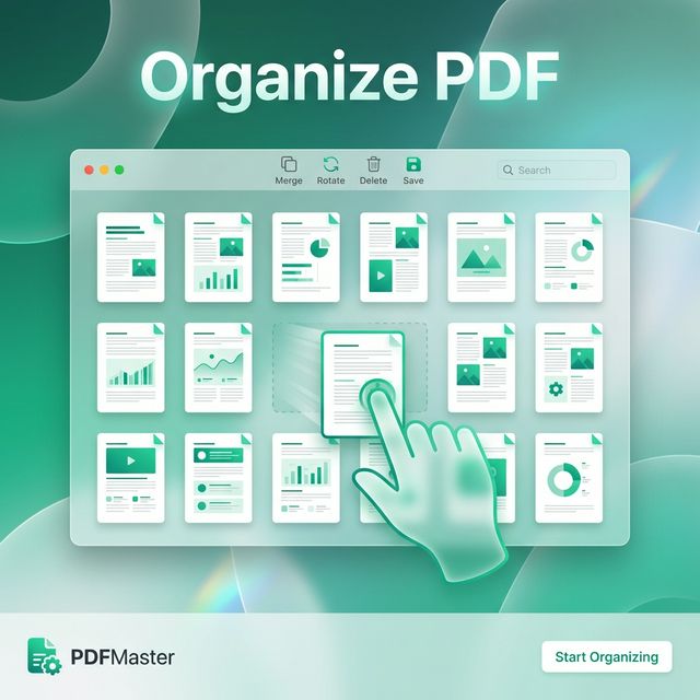 Organize PDF Pages Online - Free, Secure & Professional